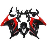 0249 Fairing Kawasaki Ninja 300 Ex300R 2013 2014 Cowlings Black Red